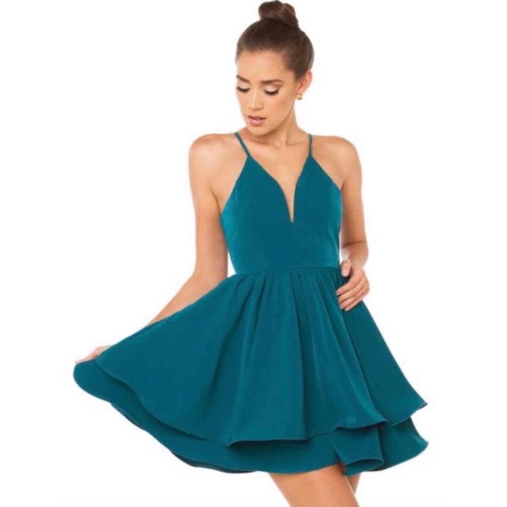 Flirty Racerback Dress || AKIRA